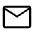 Mail Icon from Outlined Line - Material Symbols Set