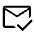 Mark Email Read Icon from Outlined Line - Material Symbols Set