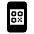 Mobile Qr Code Fill Icon from Rounded Fill - Material Pro Set