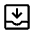 Move To Inbox Icon from Outlined Line - Material Symbols Set