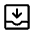 Move To Inbox Icon from Rounded Line - Material Symbols Set