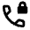 Phone Locked Icon from Rounded Line - Material Pro Set