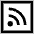 Rss Square Icon from Atlas Line Set