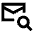 Search Email Icon from Sharp Line - Material Pro Set