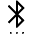 Settings Bluetooth Icon from Sharp Line - Material Symbols Set