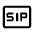 Sip Icon from Rounded Line - Material Symbols Set