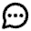 Sms Alt Icon from Rounded Line - Material Pro Set