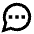 Sms Alt Icon from Sharp Line - Material Pro Set