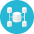 Databse Network Icon from Kameleon Colors - Free Set