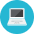 Laptop Icon from Kameleon Colors - Free Set
