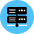 Servers Icon from Kameleon Pop - Free Set