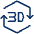 3D Sync Icon from Cyber Duotone - Free Set