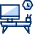 Business Work Station 1 Icon from Cyber Duotone - Free Set