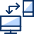 Computer Device Connection Icon from Cyber Duotone - Free Set