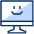 Computer Imac Smiley Face Icon from Cyber Duotone - Free Set