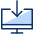 Computer Screen Imac Download Icon from Cyber Duotone - Free Set