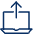 Laptop Upload Icon from Cyber Line - Free Set