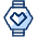 Smartwatch Favorite Heart 1 Icon from Cyber Duotone - Free Set