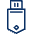 Usb Flash Drive Icon from Cyber Line - Free Set