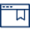Window Bookmark Icon from Cyber Line - Free Set