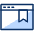 Window Bookmark Icon from Cyber Duotone - Free Set