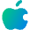 Apple Logo Icon from Flex Gradient - Free Set