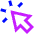 Cursor Click Icon from Sharp Neon - Free Set