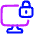 Desktop Lock Icon from Plump Neon - Free Set