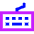 Keyboard Icon from Sharp Neon - Free Set