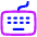 Keyboard Icon from Plump Neon - Free Set