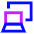 Laptop Project Screen Icon from Sharp Neon - Free Set