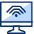 Computer Imac Wifi 1 Icon from Cyber Duotone Set