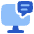 Desktop Chat icon - Free transparent PNG, SVG. No sign up needed.