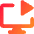 Desktop Display Live Tv Icon from Core Gradient Set