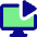Desktop Display Live Tv Icon from Core Pop Set