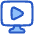 Desktop Display Live Tv Icon from Plump Duo Set