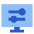Desktop Display Settings Icon from Sharp Flat Set