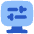 Desktop Display Settings Icon from Flex Flat Set