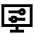 Desktop Display Settings Icon from Sharp Line Set