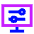 Desktop Display Settings Icon from Sharp Neon Set