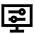 Desktop Display Settings Icon from Sharp Line Set