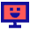 Desktop Emoji Icon from Sharp Pop Set