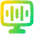 Desktop Equalizer Icon from Plump Gradient Set