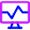 Desktop Monitor Browse Activity Performance Icon from Core Neon Set