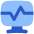 Desktop Monitor Browse Activity Performance Icon from Flex Flat Set