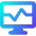 Desktop Monitor Browse Activity Performance Icon from Core Gradient Set