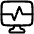 Desktop Monitor Browse Activity Performance Icon from Plump Line Set