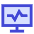 Desktop Monitor Browse Activity Performance Icon from Sharp Duo Set