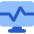 Desktop Monitor Browse Activity Performance Icon from Core Flat Set