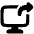 Desktop Screen Share Icon from Plump Solid Set